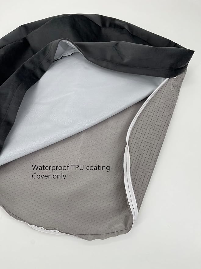 Waterproof Donut Dog Bed Replacement Cover Only Round 27 Inch