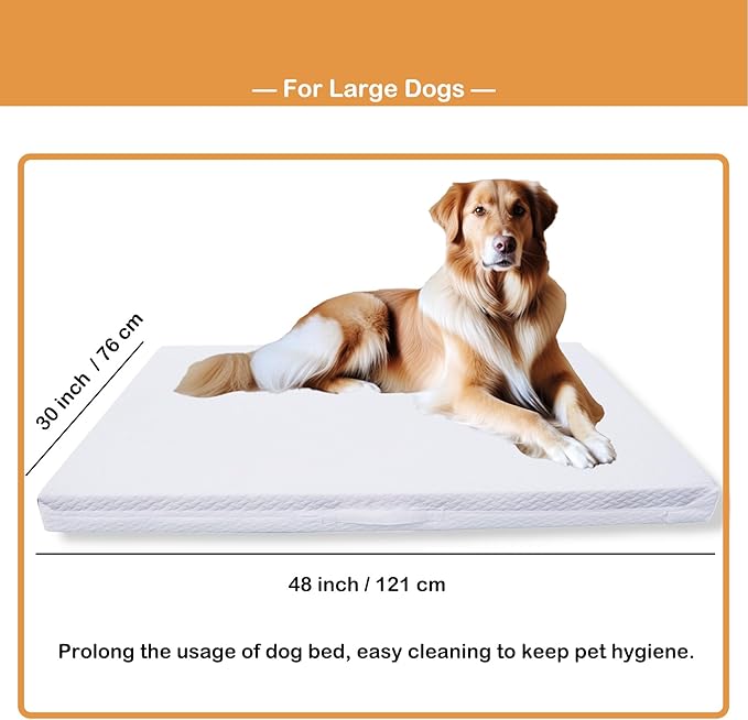 Waterproof Dog Bed Cover Replacement 48x30 Inch 1 Pack
