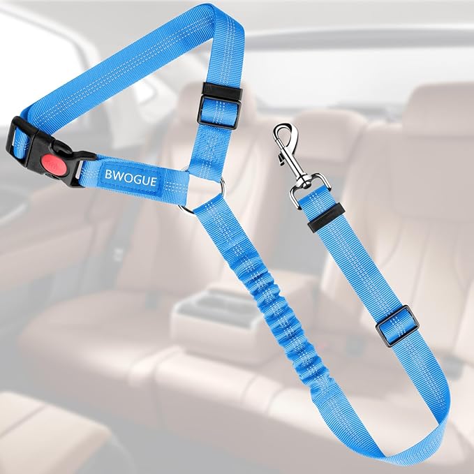 BWOGUE Pet Dog Cat Seat Belts (1 Pack)