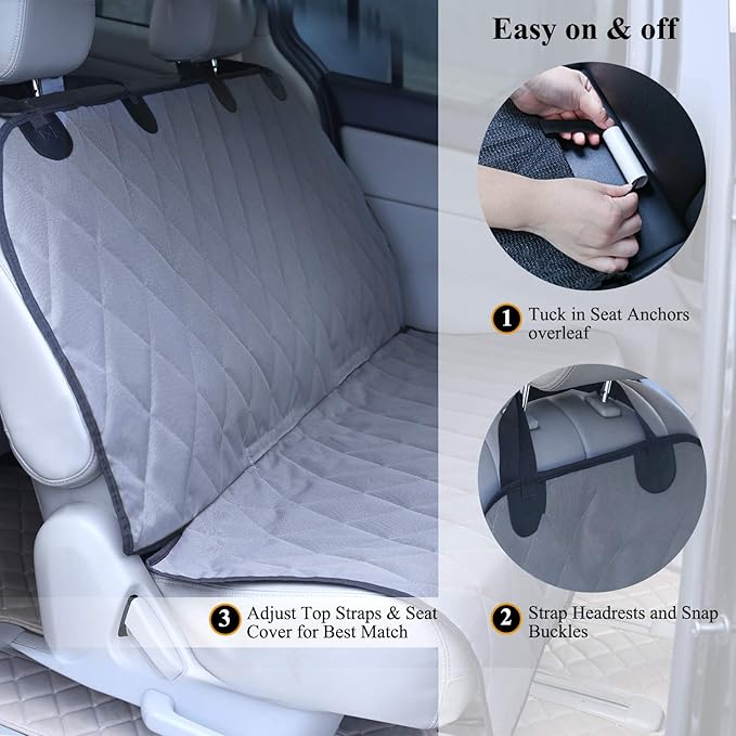 VIVAGLORY Dog Seat Covers 46" L 56" W
