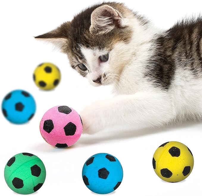 Vila Cat Soccer Balls 1.5” -2” 12 Pcs