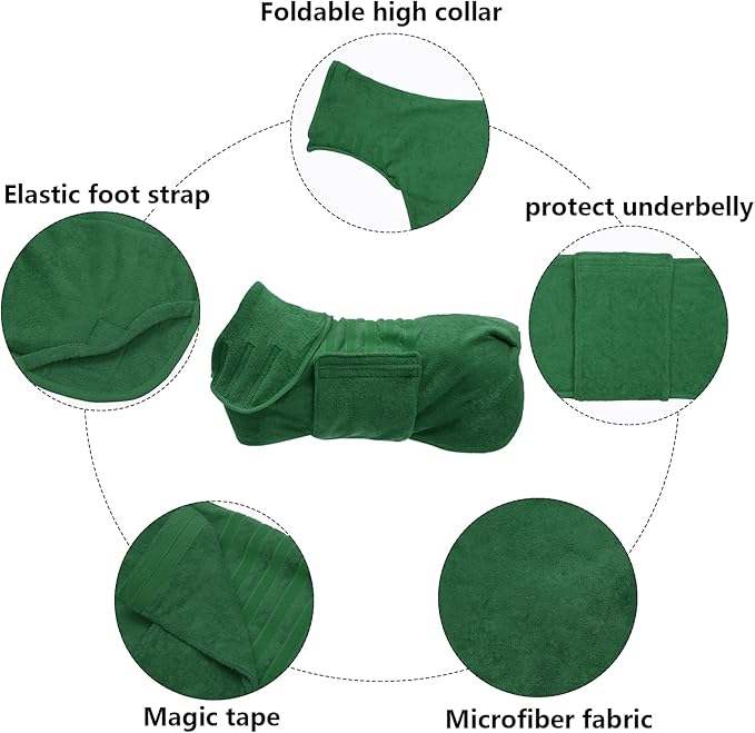 Geyecete Dog Drying Coat -Dry Fast Dog Bag