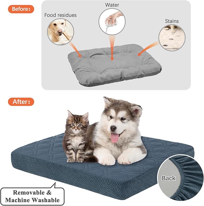 Dog Bed Covers Replacement Washable 53Lx40Wx16H Inches