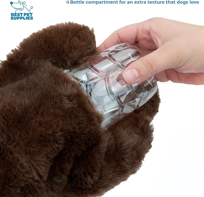 Best Pet Supplies 2-in-1 Stuffless Squeaky Dog Toys with Soft