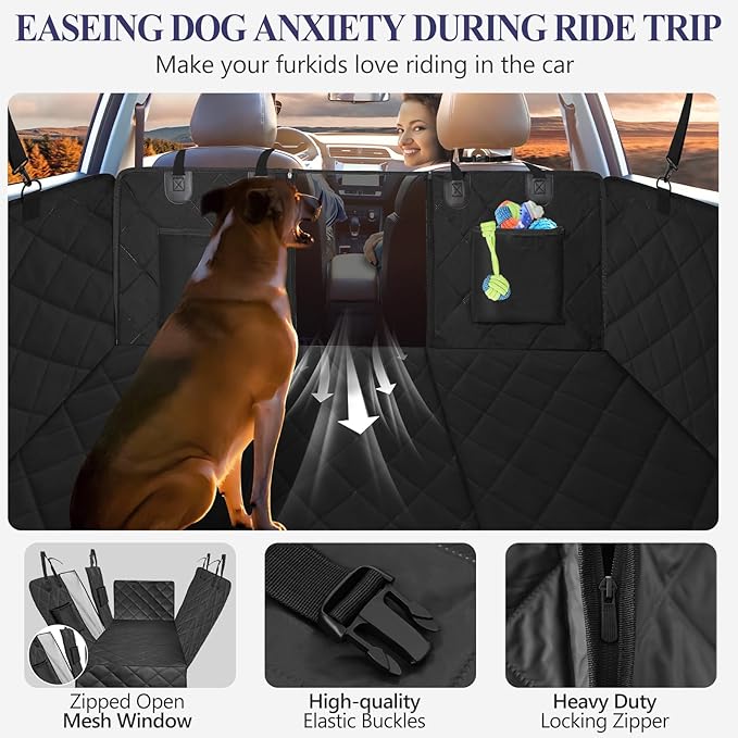 Back Seat Extender for Dogs 400lbs, Hard