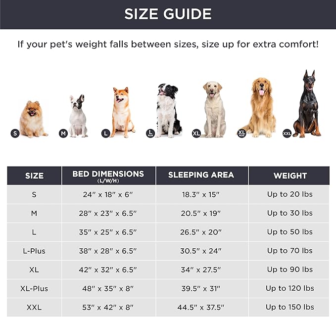 Bedsure Orthopedic Dog Bed for Medium Dogs