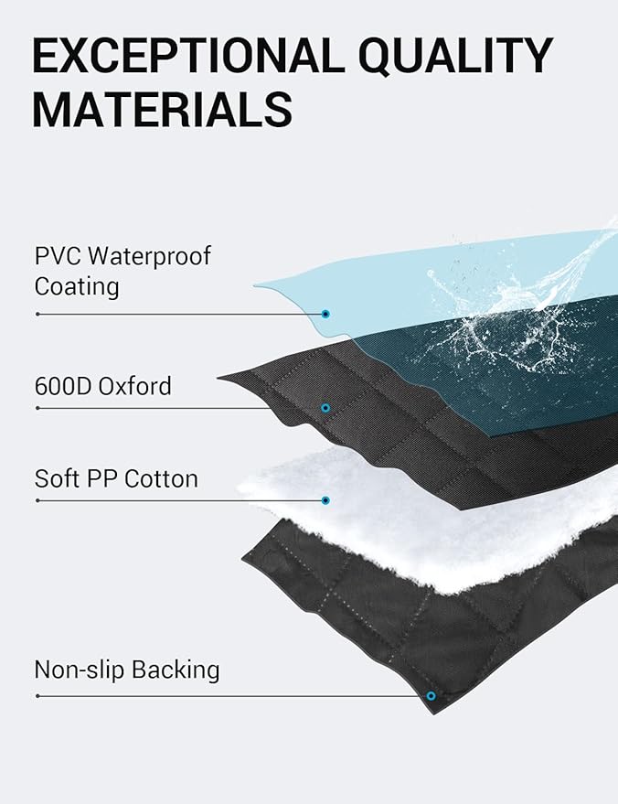 Proadsy 2024 Upgrade Dog Car Seat Cover Custom 2019-2024 Toyota Rav4 SUV