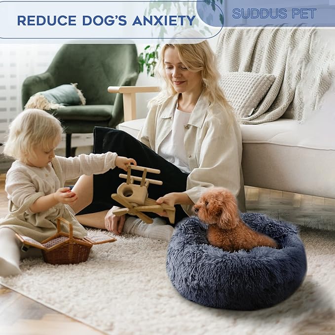 suddus Calming Dog Bed Large Size Dog (36'')