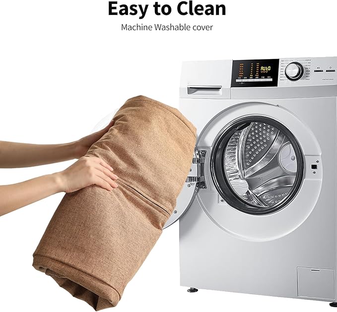 26"x18"x7" Cooling Gel Dog Bed for Extra Large Dogs with Soft Bolster and Removable Cover