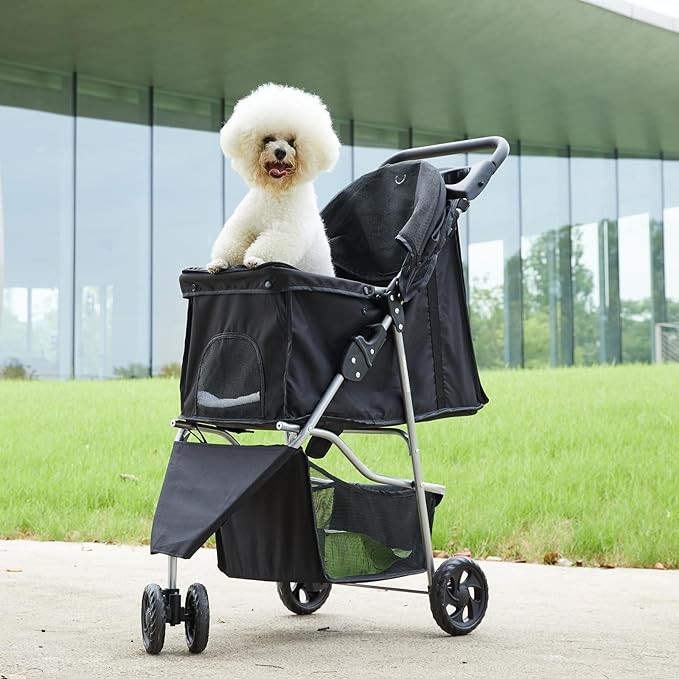 Sweetcrispy Pet Stroller for Dogs and Cats
