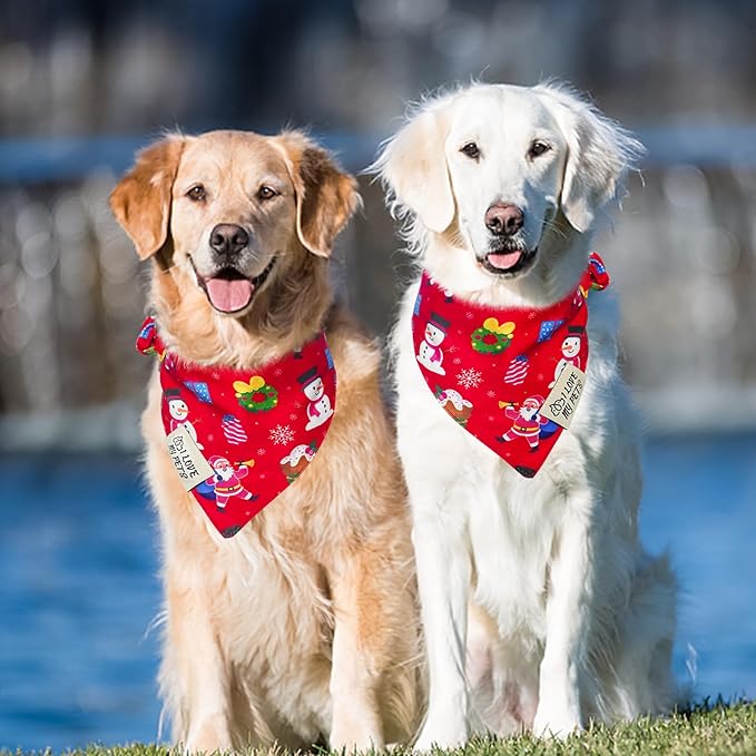 SCENEREAL Christmas Dog Bandana