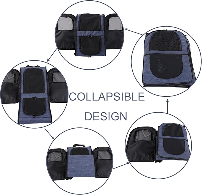 Apollo Walker Pet Carrier Backpack for Large/Small Cats and Dogs