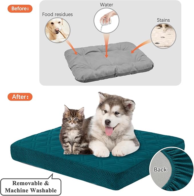 Dog Bed Covers Replacement Washable 30Lx20Wx6H Inches