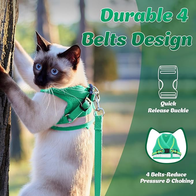 Supet Cat Harness and Leash Set for Walking