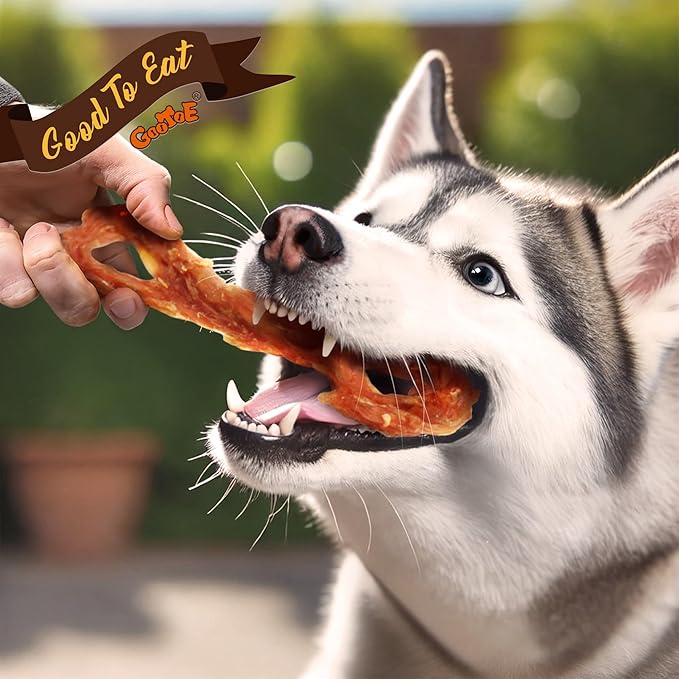 Gootoe Turkey Tendon Dog Treats – 100% USA-Sourced 2 Unit/Pack