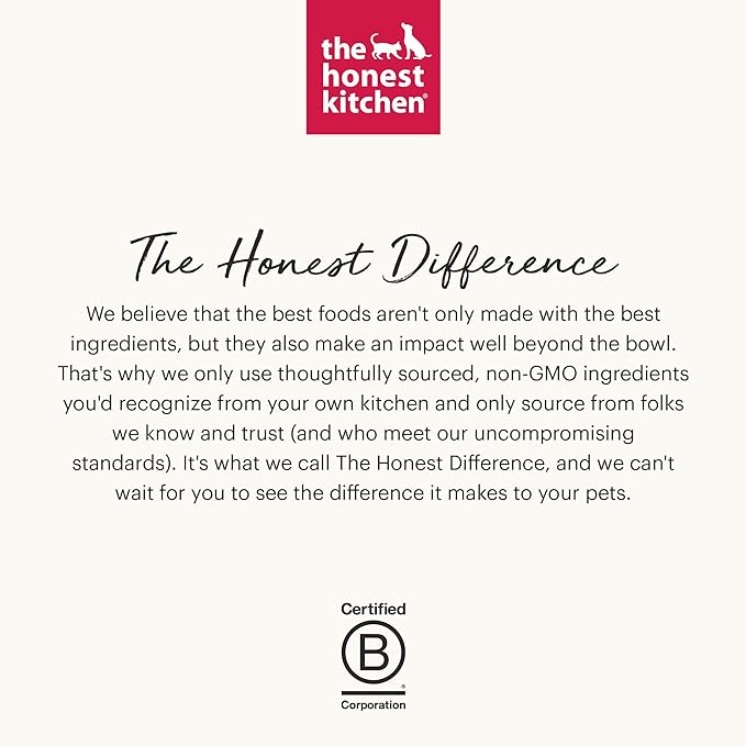 The Honest Kitchen Dehydrated Gourmet Grains Chicken & Duck Dog Food 4 lb