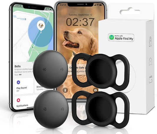 GPS Tracker for Dogs (2 Pack)