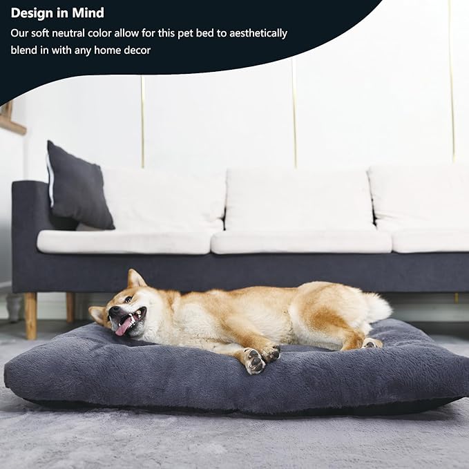 36 inch Dog Crate Bed for Large Sized Dog Washable 36 x 24 Crates