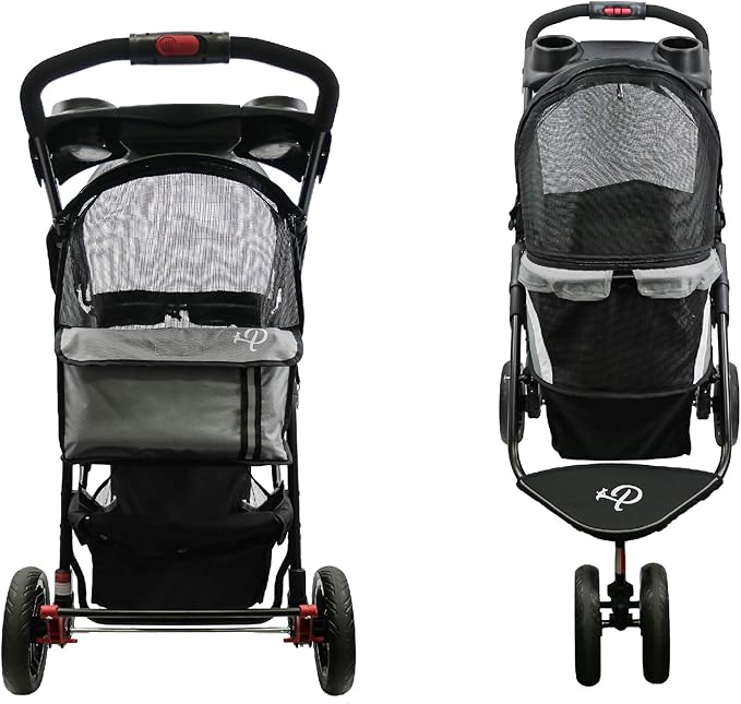 Petique Revolutionary Durable Pet Stroller 55LBS -