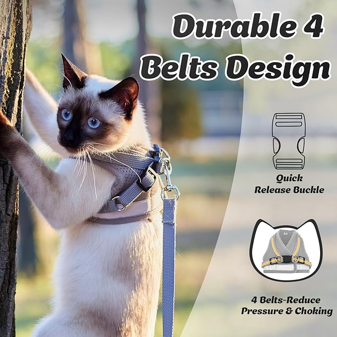 Supet Cat Harness and Leash Set for Walking