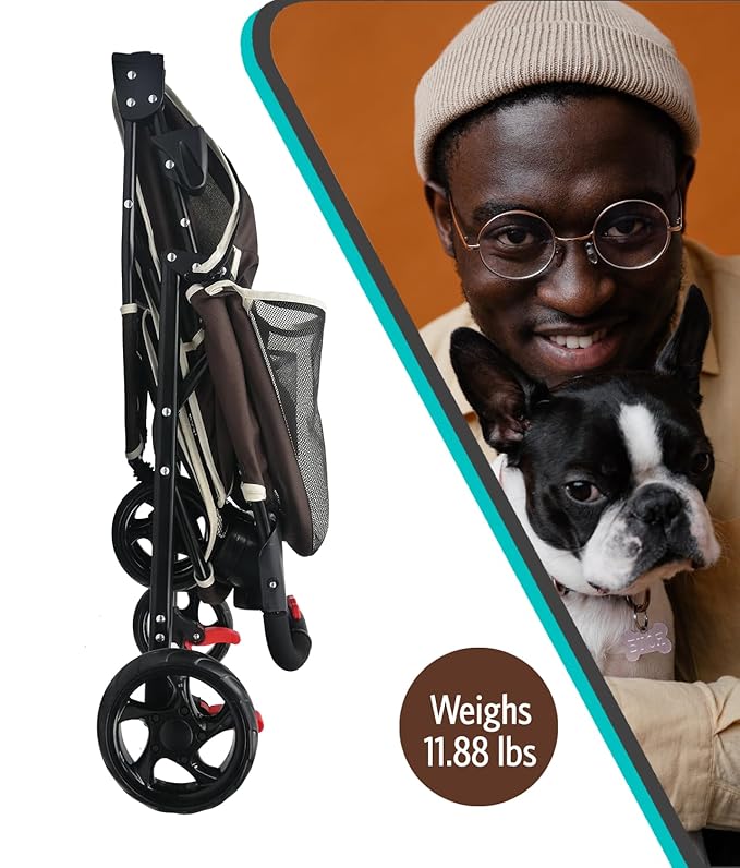 AmorosO Pet Stroller for Convenience and Mobility
