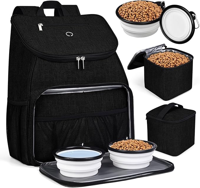 BAGLHER丨Dog Travel Bag 2 Silicone 2 Food