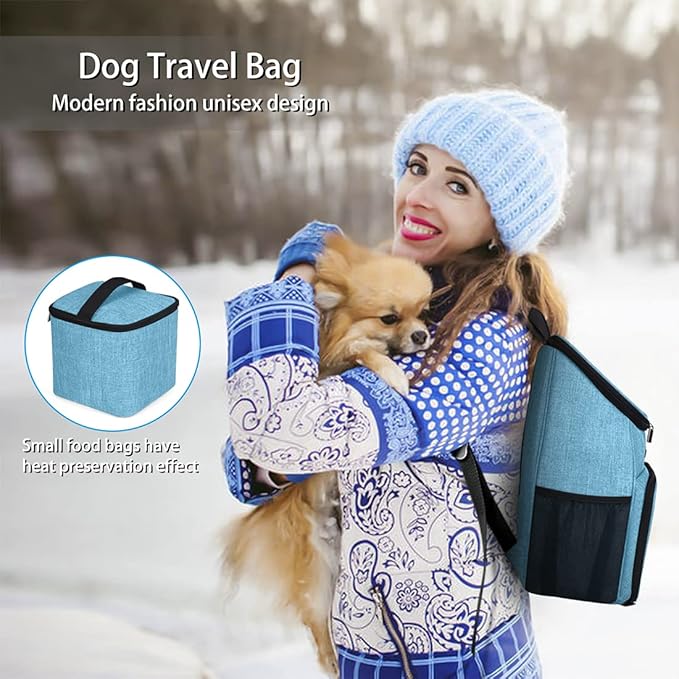 BAGLHER丨Dog Travel Bag 2 Silicone 2 Food