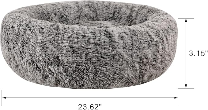 Solution4Patio Donut Small Pet Bed 23.62" Dia 3.15" H, #B607B00