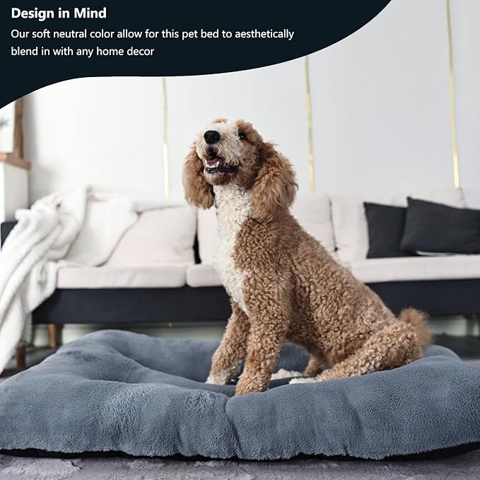 Dog Bed for Crate 42 inch for Large Dog Washable 42x28 fit