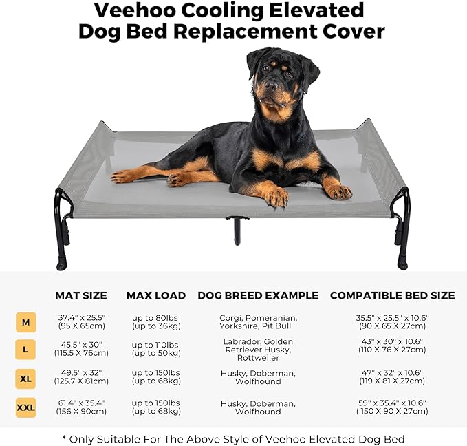 Veehoo Dog Bed Replacement Cover for CWC2204