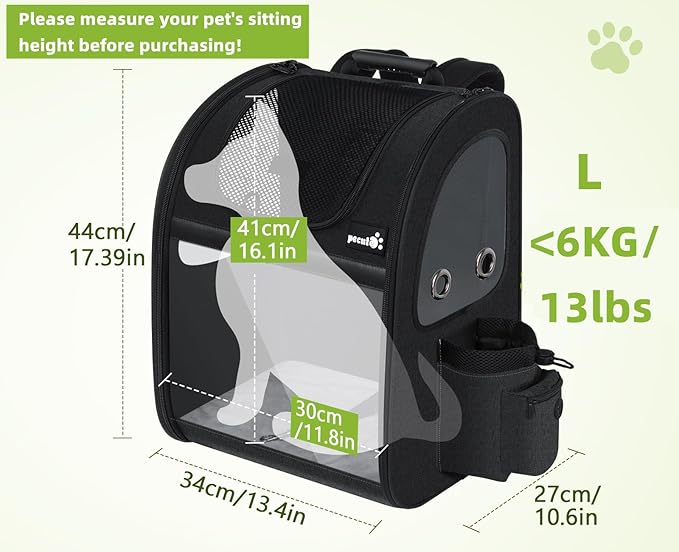 Pecute Pet Carrier Backpack