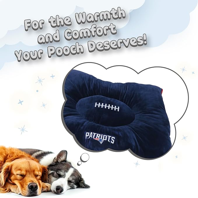 Pets First NFL PET BED 30.0"L x 20.0"W x 4.0"Th
