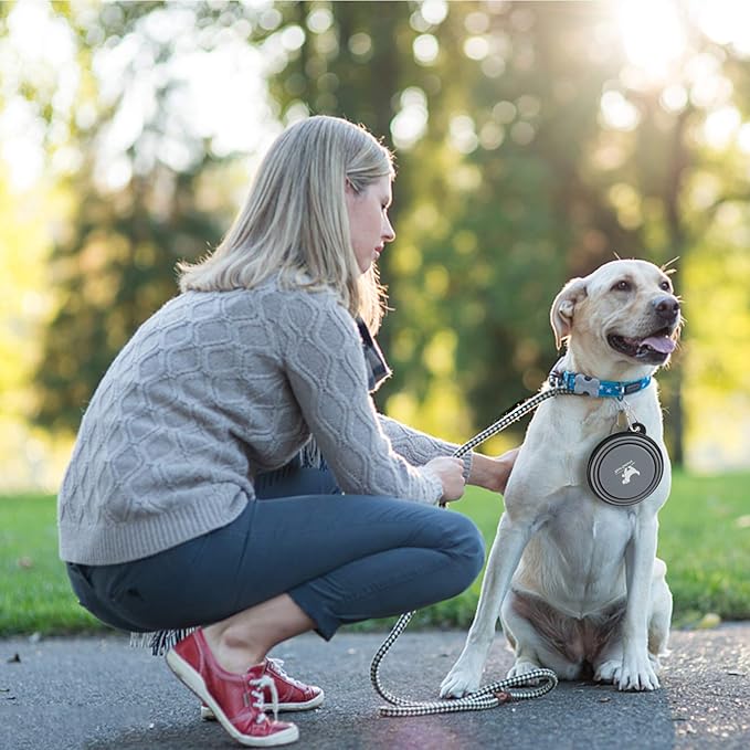 Collapsible Dog Bowls for Travel 2-Pack Dog 2 Carabiners,