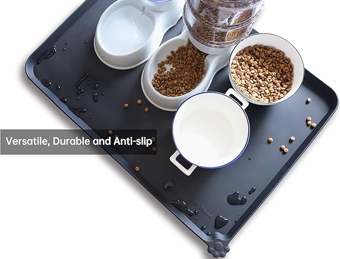 Hoki Found X-Large Silicone Pet Food Mats Tray