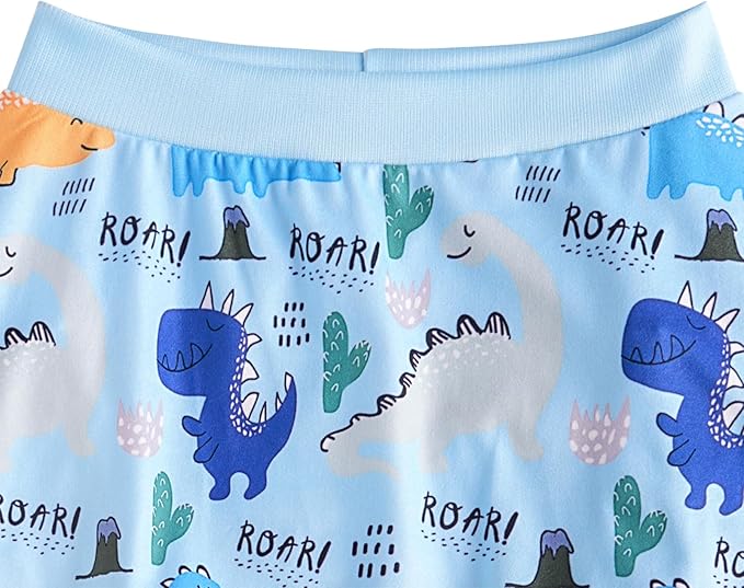 Dinosaur Dog T Shirts Cute Dinosaur Pattern Printed Apparel Shirt for Large Dogs Softable Stretchy Pet Clothes (3XL, Blue Dinosaur)