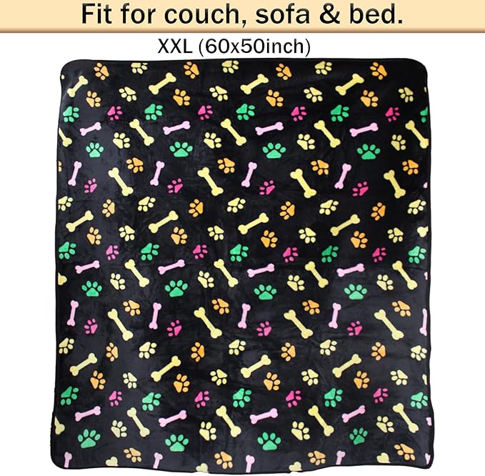 1-Pack Waterproof Dog Blankets for Large Dogs (60x50 inch)