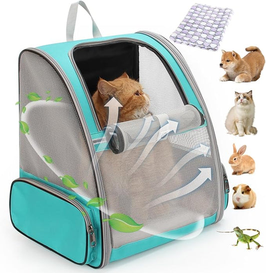 LOLLIMEOW Pet Carrier Backpack for Dogs and Cats