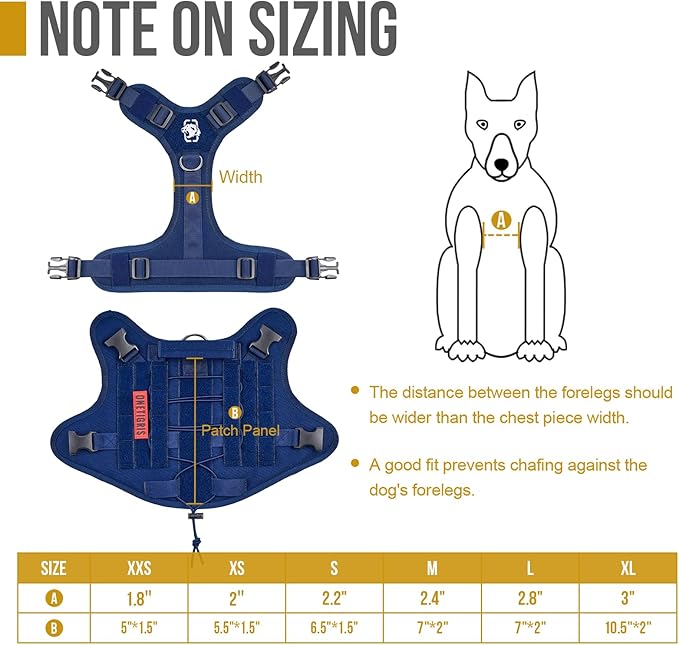 OneTigris Tactical Dog Harness Vest