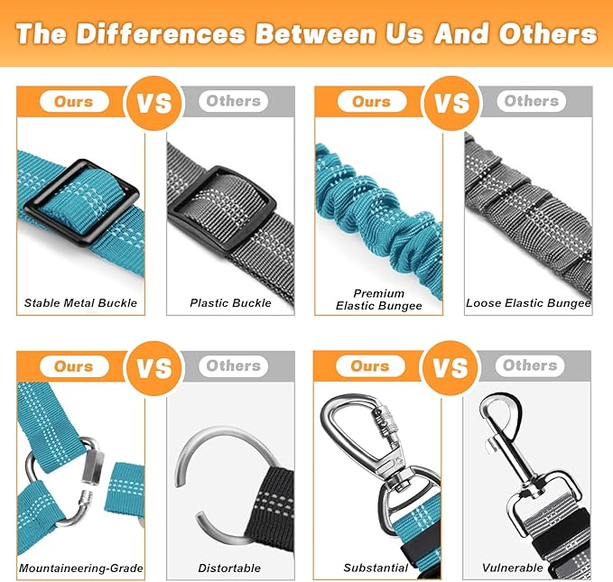 Dog Seat Belt for Car 4-in-1 Dog