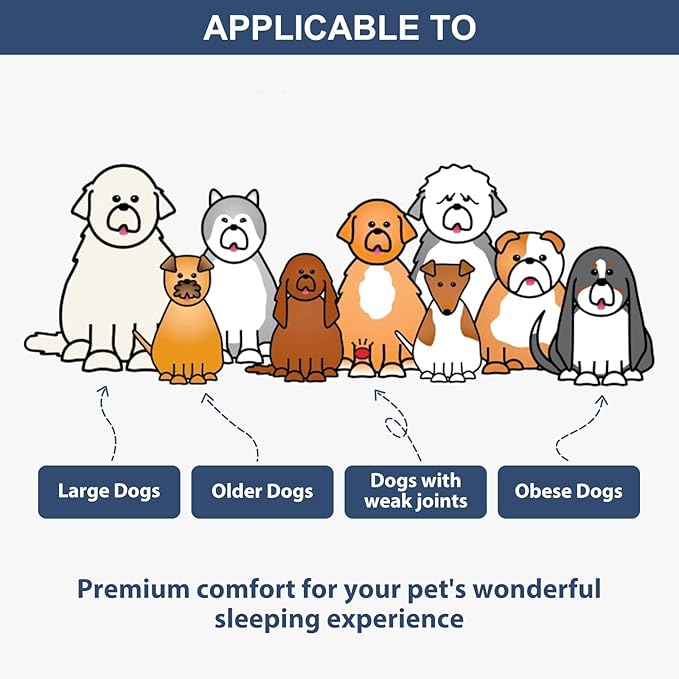 WNPETHOME Waterproof Dog Beds for Large Dogs