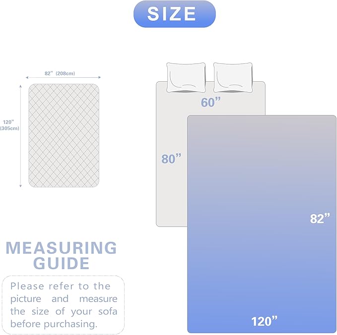 Waterproof Dog Bed Cover 82"x120")