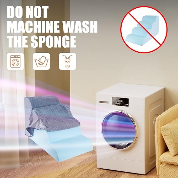 Chic Threads Dog Stairs for High Beds 4-Step Dog