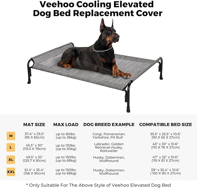 Veehoo Dog Bed Replacement Cover for CWC2204