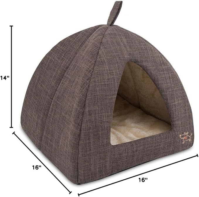 Pet Tent-Soft Bed for Dog and Cat by Best Pet Supplies 16" x 16" x H:14"
