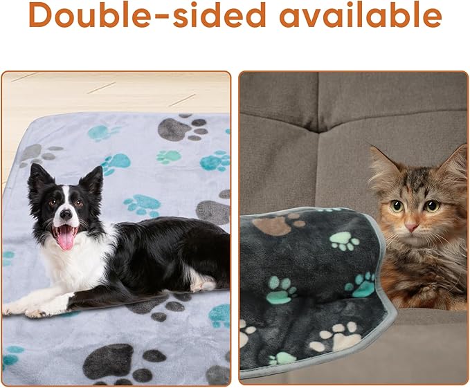 1 Pack 3 Waterproof Dog Blankets for Medium Dogs (41x30 inch))