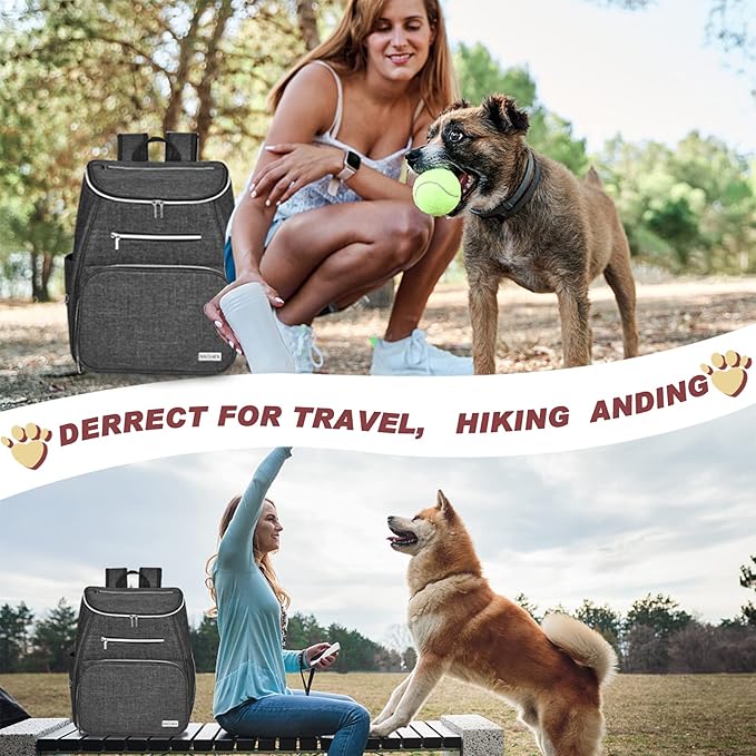 BAGLHER 丨Dog Travel Bag Backpack 2 Silicone 2 Food