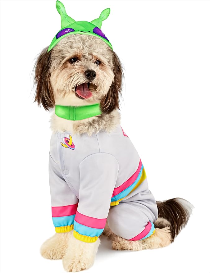 Rubies Alien Fun and Cute Pet Costume Jumpsuit and Hood for Themed Party and Halloween