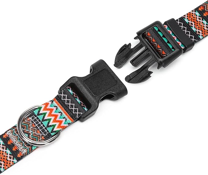 Adjustable Dog Collar with Patterns