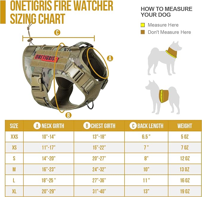 Tactical Dog Harness Vest with Handle