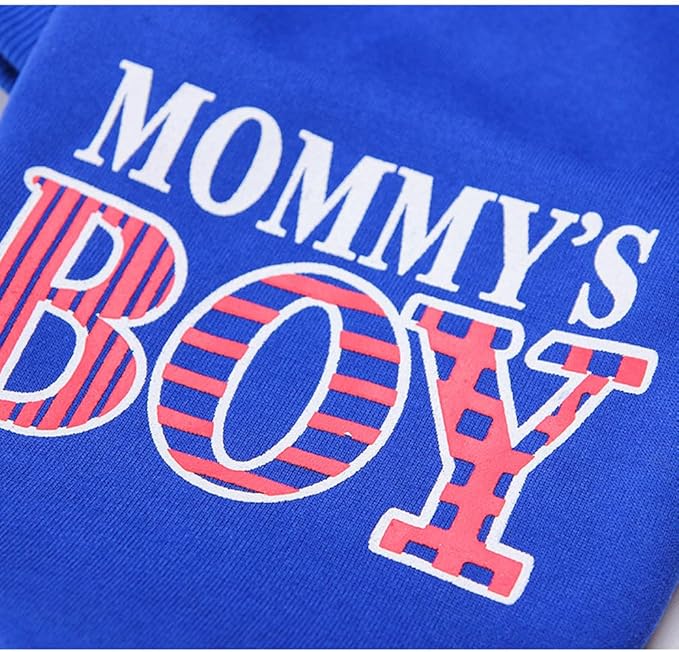 Elledia Dog Hoodie Mommy's Boy Printed Sweatshirts Pet